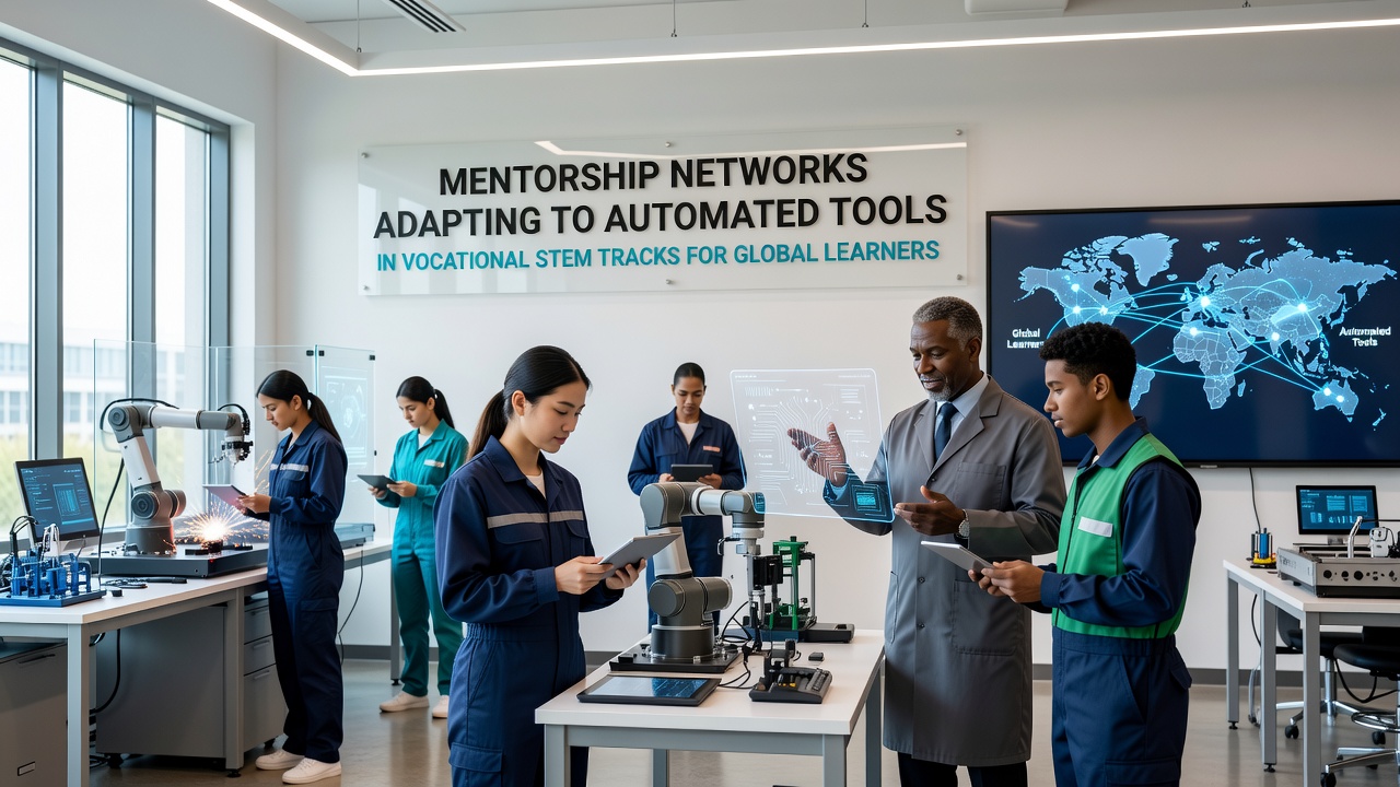 Mentorship Networks Integrate Automated Tools Across Global Vocational STEM Pathways
